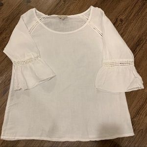 Bellambia White Linen Top